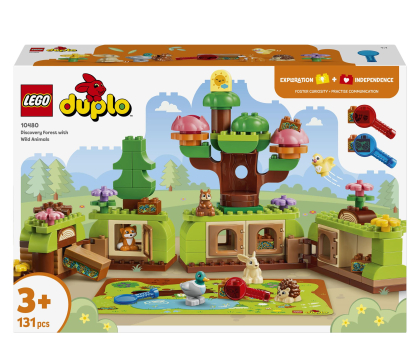 Klocki LEGO® LEGO DUPLO 10480 Las odkrywców z dzikimi zwierzętami